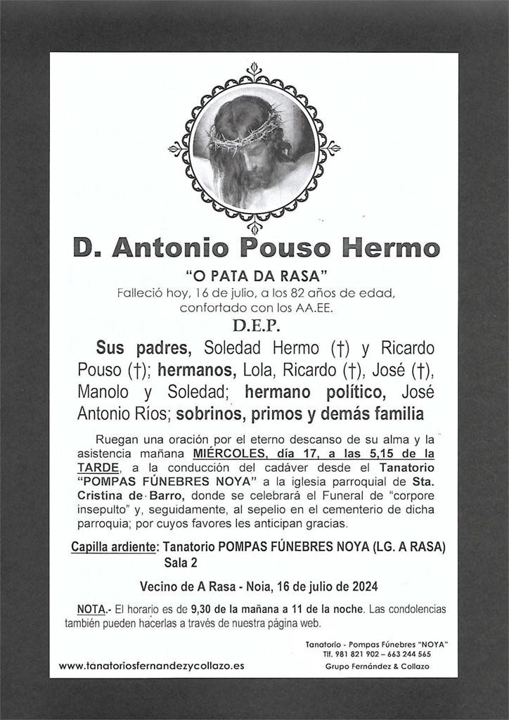 D. Antonio Pouso Hermo