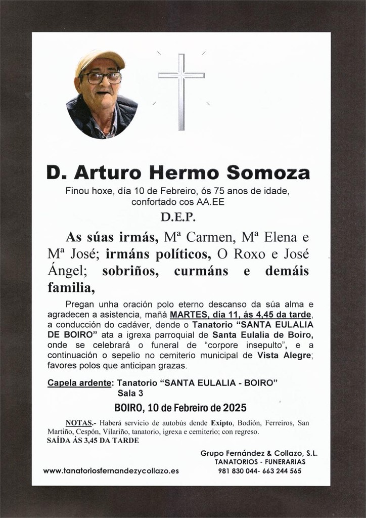 Foto principal D. Arturo Hermo Somoza