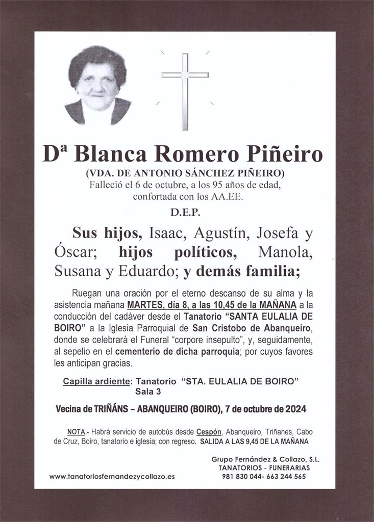 Foto principal Dª Blanca Romero Piñeiro